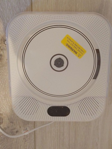 White wall mount player - wall,
