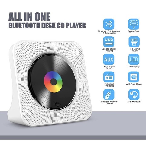 Wall mounted player - wall, cd