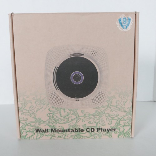 Wall mounted player - mounted, white